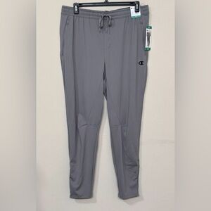 Champion Men’s Gray Mid Rise Elastic Waist & Drawstring Lightweight Joggers XL